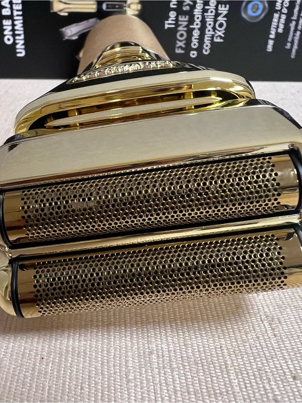 BabylissPro GoldFX FXONE Double Foil Shaver Model FX79FSG NEW